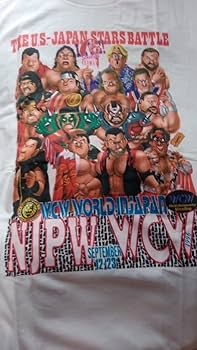 レア　１９９６年　新日　ＷＣＷ　プロレス　Ｔシャツ　オールスター レア! 1996年 WCW 札幌大会 ビンテージ Tシャツ 正規品 新日本